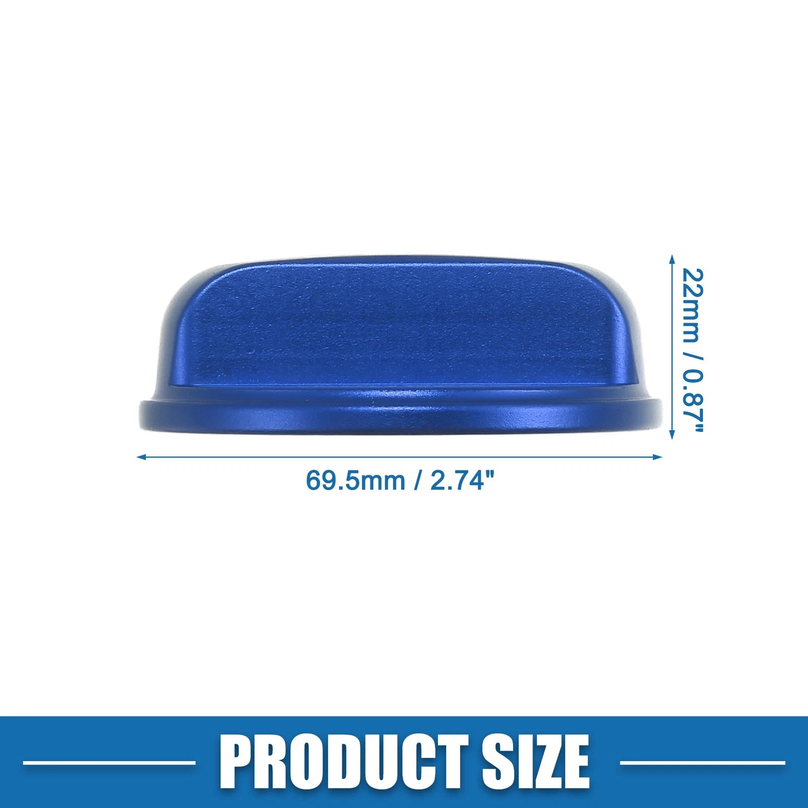 Decorative Oil Fuel Cap Sticker for Honda Odyssey (2011–2017) - Blue Aluminum Alloy 767153696121