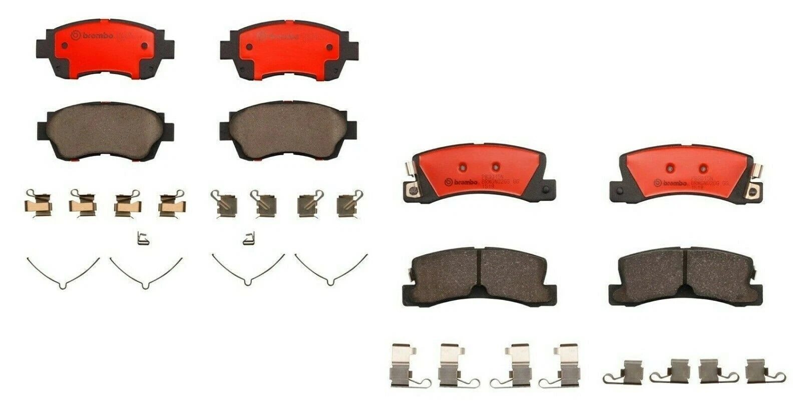 Set of 4 Brembo Ceramic Brake Pads for Lexus ES300 (1992–1996)