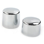 Rear Axle Nut Covers for Harley Softail Deuce FXSTD Springer Chrome