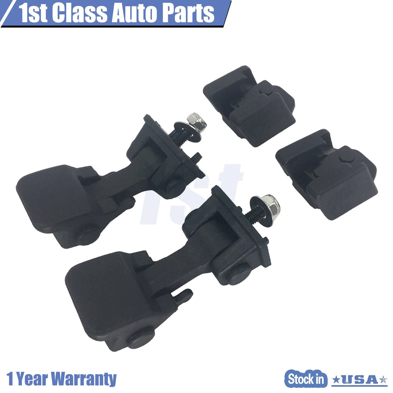 Hood Latch Catch & Bracket Pair for Jeep Wrangler TJ (1997–2006)