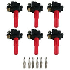 Set of 6 Ignition Coils & Iridium Spark Plugs for Subaru Outback Legacy (2000–2023)