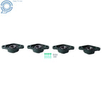 Set of 4 UCFL206-20 Pillow Block Bearings for (Self-Aligning)