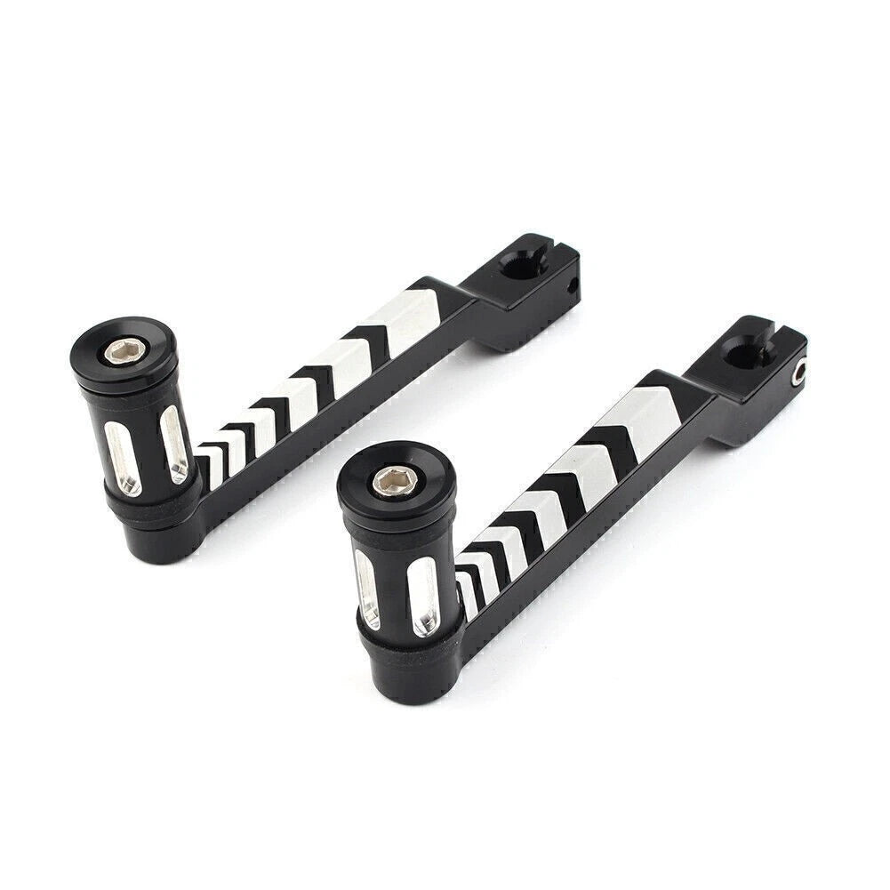 Black Heel & Toe Shift Lever + Shifter Pegs for Harley FLHT FLTR (2000–2023)