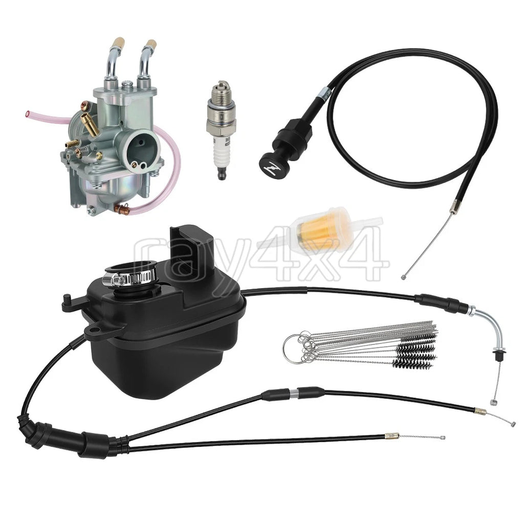 Carburetor & Air Filter Throttle Choke Cable Kit for Yamaha PW50 (2008–2024)