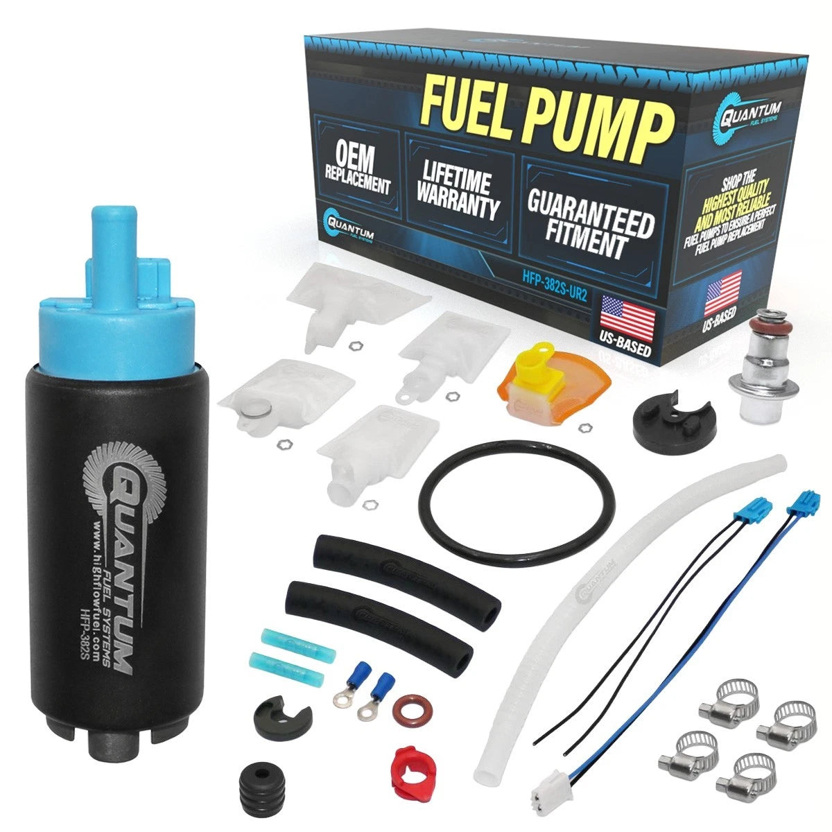 QFS EFI Fuel Pump + Regulator for Kawasaki Ninja H2 (2015–2024) 49040-0785