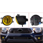 Fog Light Assembly Set of 2 Halogen Amber for Toyota Tacoma (2012–2015)