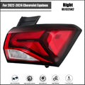 Right Side Halogen Tail Light Assembly for Chevrolet Equinox (2022–2024)