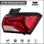 Right Side Halogen Tail Light Assembly for Chevrolet Equinox (2022–2024)