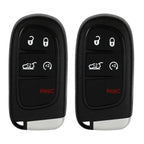 2X Key Fob Shell Replacement for Jeep Cherokee (2014–2020) 5 Buttons