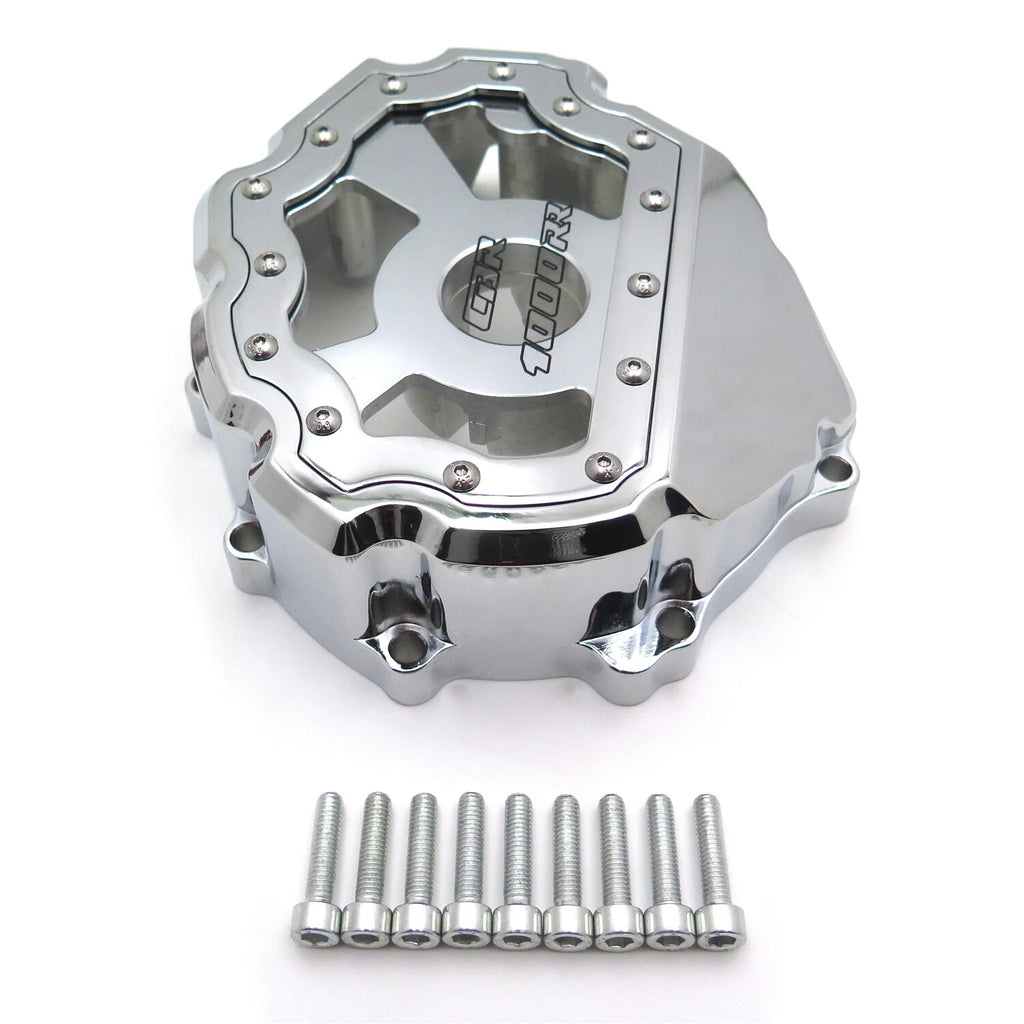 Chrome Left Engine Stator Cover for Honda CBR 1000RR (2008–2011)