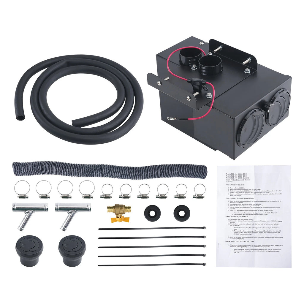 Cab Heater w/ Defrost & Power Steering Kit for Polaris RZR 800 (2008–2014) SSHK14500