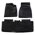 Set of 4 Anti-Slip Floor Mats for Tesla Model S (2015–2020) TPE Black