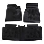 Set of 4 Anti-Slip Floor Mats for Tesla Model S (2015–2020) TPE Black