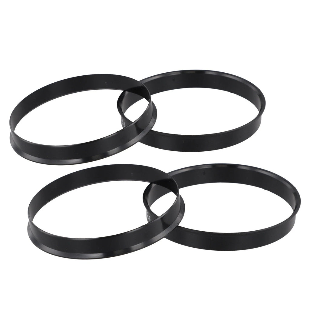 Set of 4 Hub Centering Rings 74.1 x 72.6 mm for Any Vehicle
