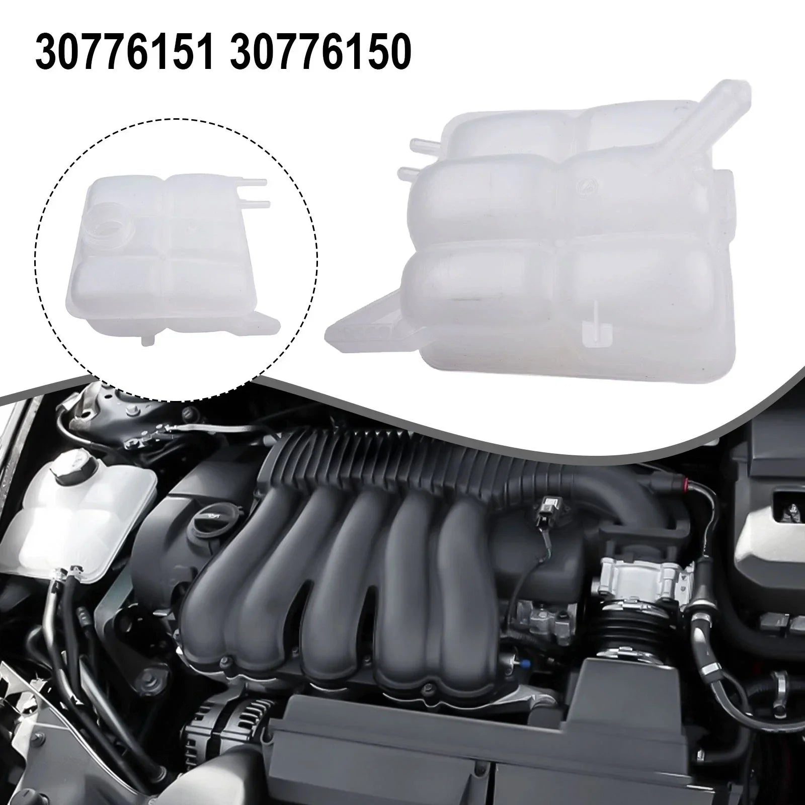 Radiator Expansion Tank for VOLVO S40 V50 (2004���2012)