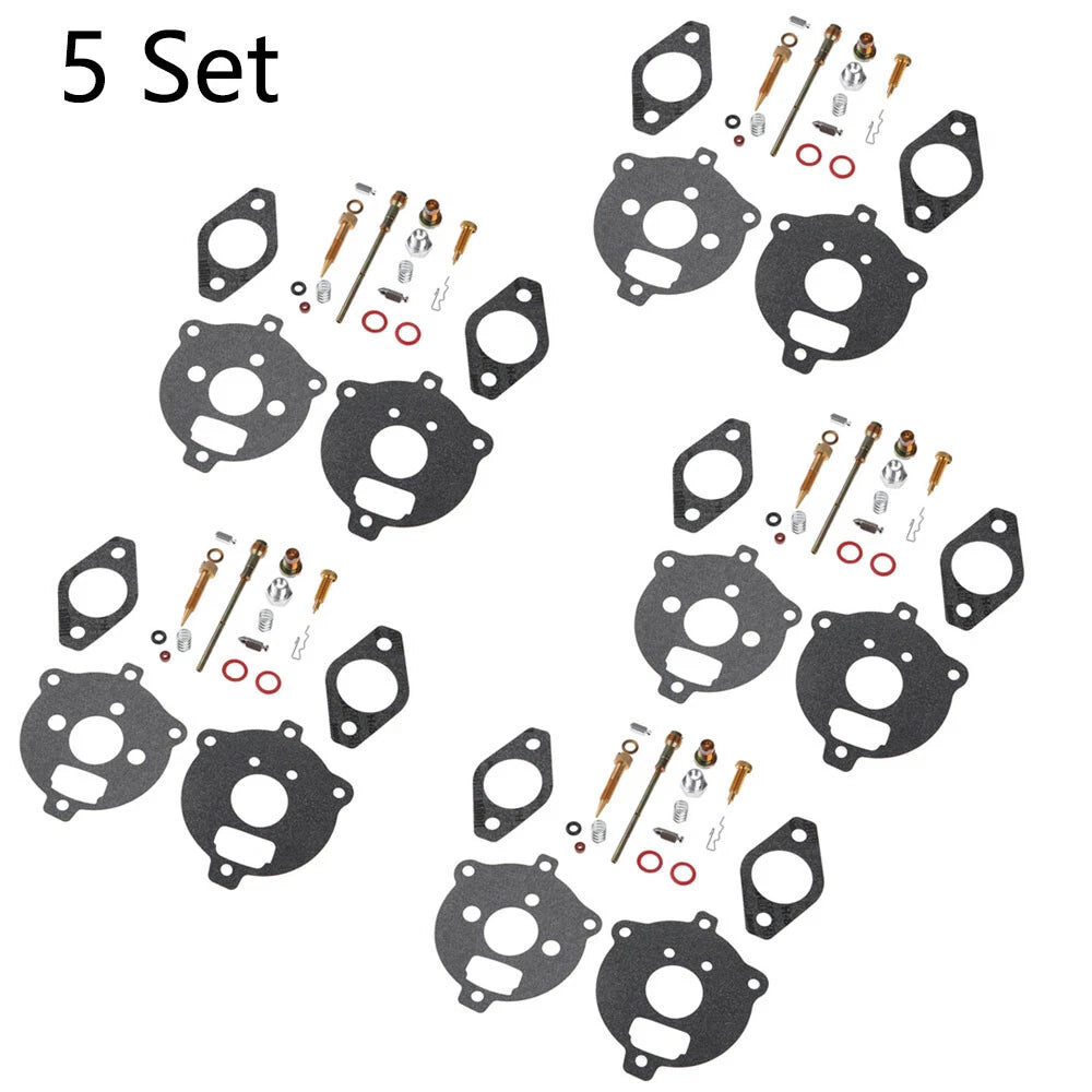 Set of 5 Carburetor Rebuild Kits for B&S 7-9HP Engine (291763, 295938, 394693)