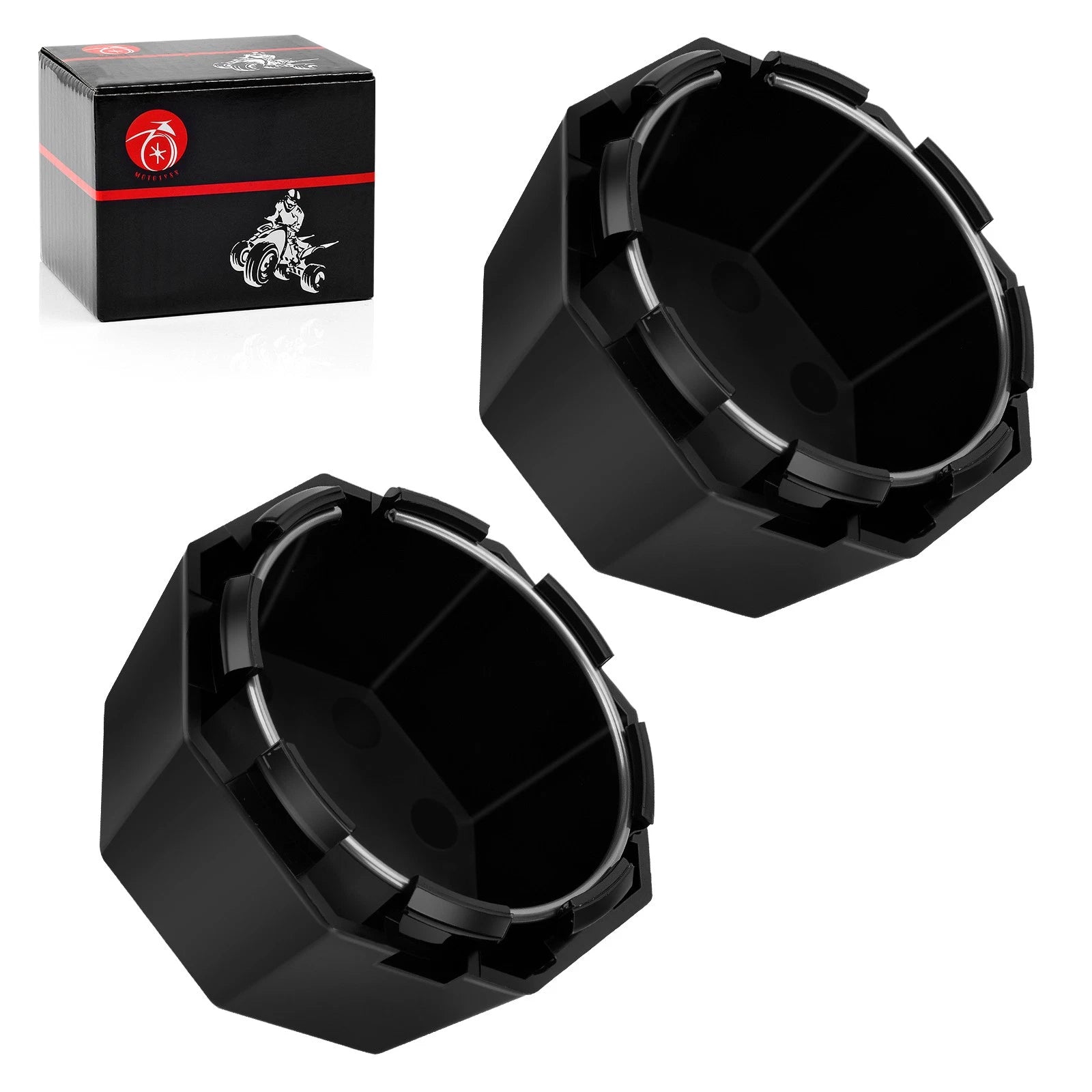 2Pcs Black Center Wheel Hub Cap for Polaris Sportsman 570 SP (2015–2025)