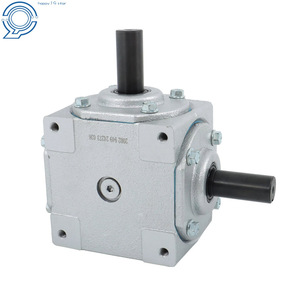 Dual Keyed Shaft Right Angle Gearbox for Industrial Applications