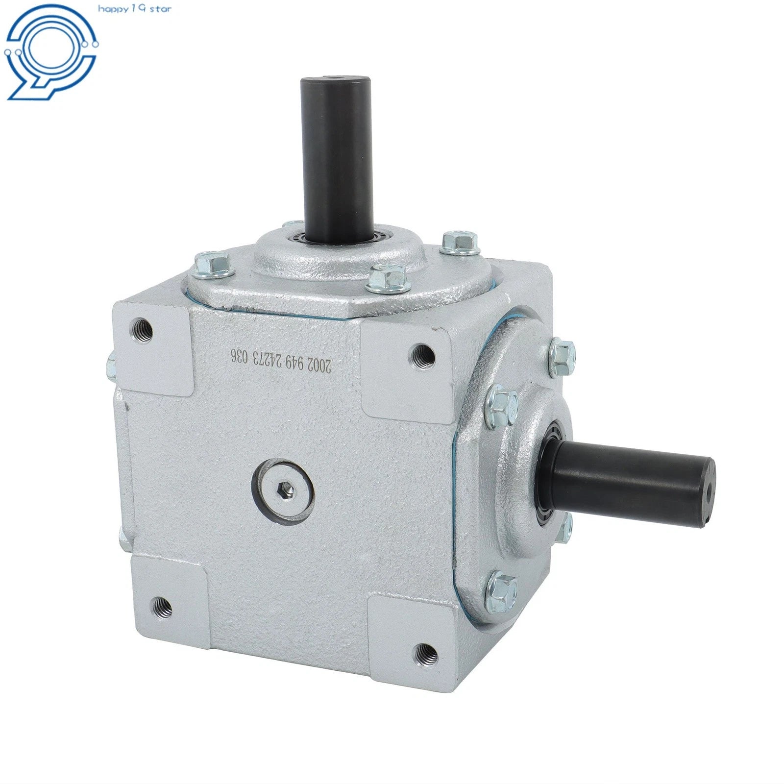 Dual Keyed Shaft Right Angle Gearbox for Industrial Applications