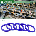 Set of 5 Oil Seal Rotary Shaft Seal 75x90x10mm High Pressure Blue