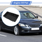 1 Pc Engine Oil Pan No.3510650040 for Toyota Lexus GS350 (2007–2011) Steel Black