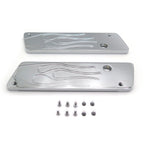 CNC Chrome Saddlebag Latch Cover for Harley Touring (1993–2013)