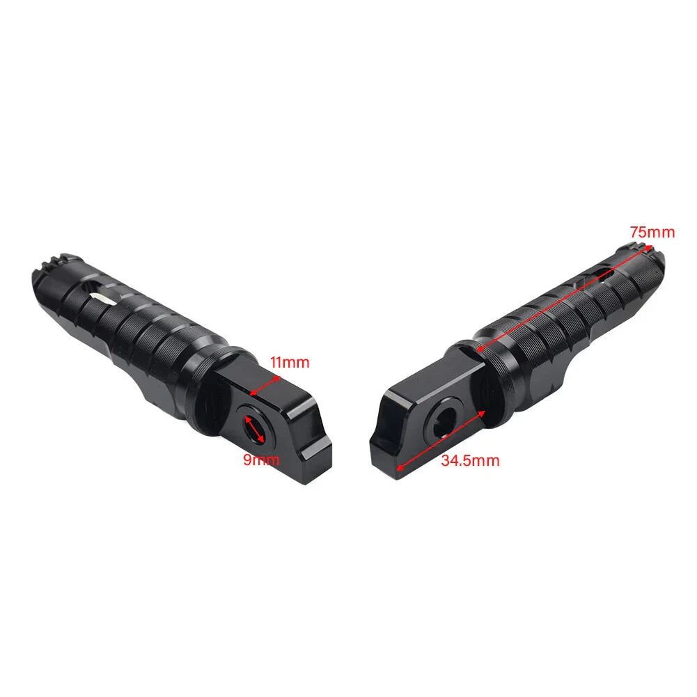 Front Footrests Pegs for Aprilia GPR 125 150 250 RS125 Tuono 125