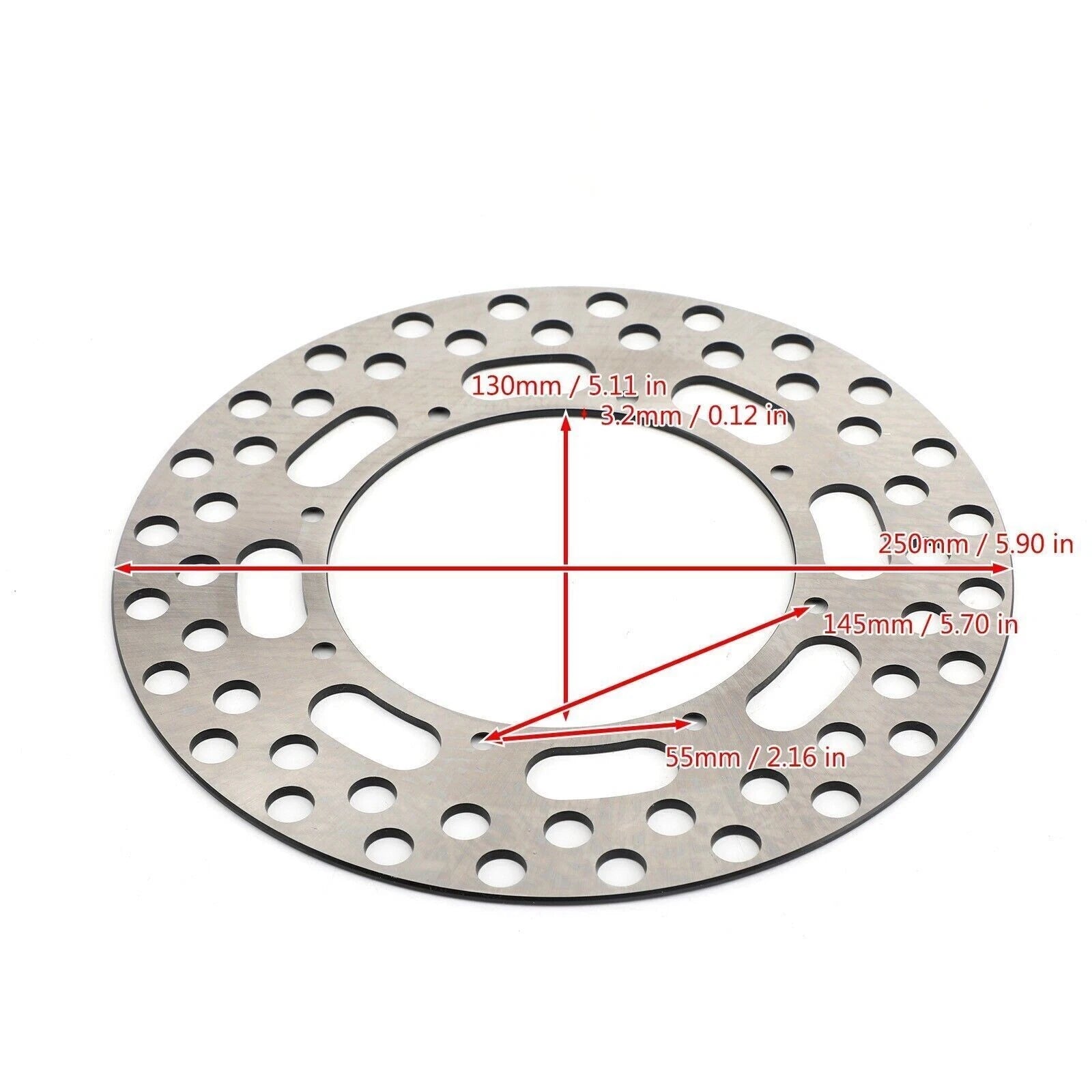 Front Disc Brake Rotor for Kawasaki KX 125 250 500 KDX200 (1980–2005) 41080-1239