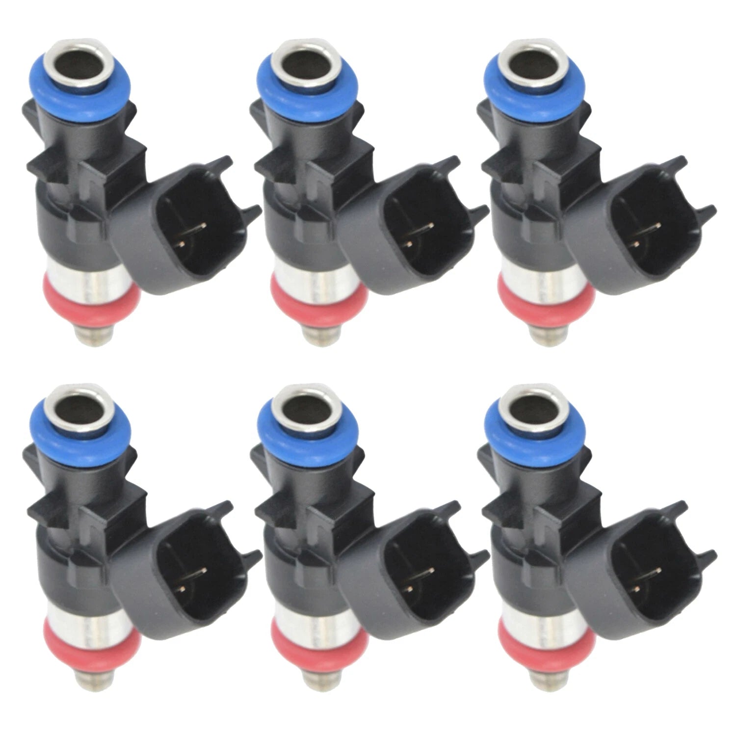 Set of 6 Fuel Injectors for Chrysler 300, Jeep Wrangler, Dodge Avenger, 1500 3.6 V6