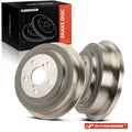 2X Rear Brake Drums for Dodge Dakota (2005–2010)