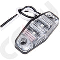 12pcs 12V 2 Diode Mini Sealed Trailer Light for Truck Side Marker Lamp