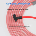 Set of 8 HEI Spark Plug Wires for Chevy SBC BBC V8 (1970–1995)