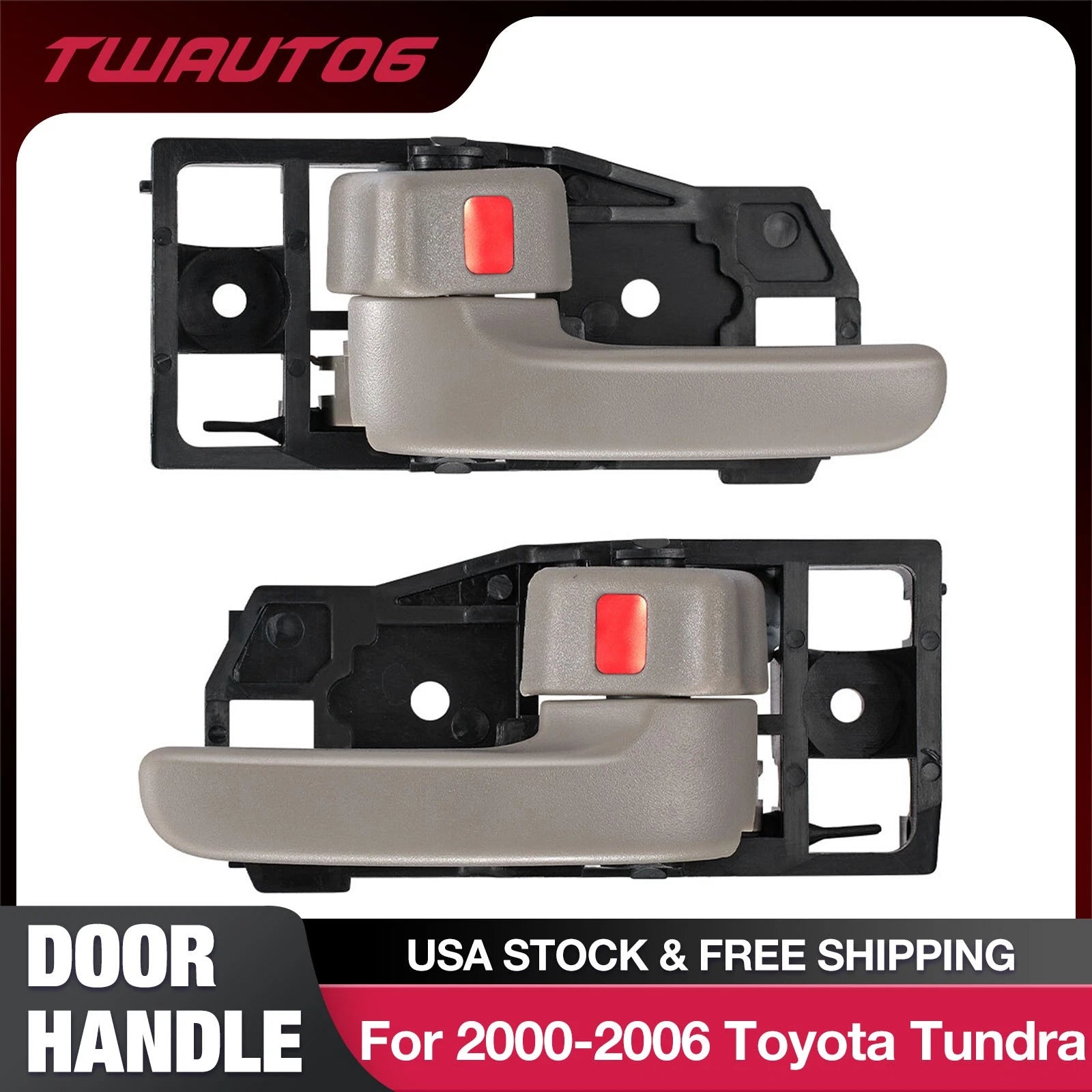 Front Door Handle Inside Left Right for 2000–2006 Toyota Tundra