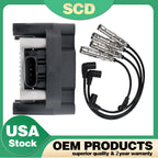 UF277 Ignition Coil & Spark Plug Wires for VW Jetta Beetle Golf (1999–2006)