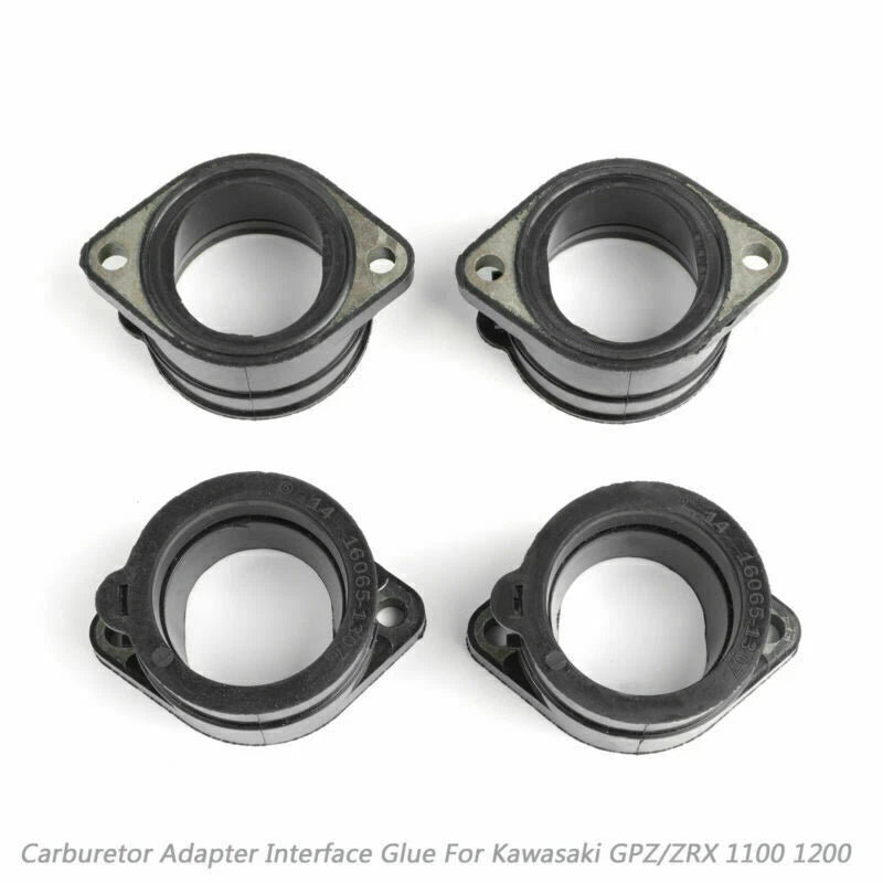Rubber Throttle Body Intake Manifold Boot for Kawasaki GPZ ZRX 1100 1200 (1990–2006)