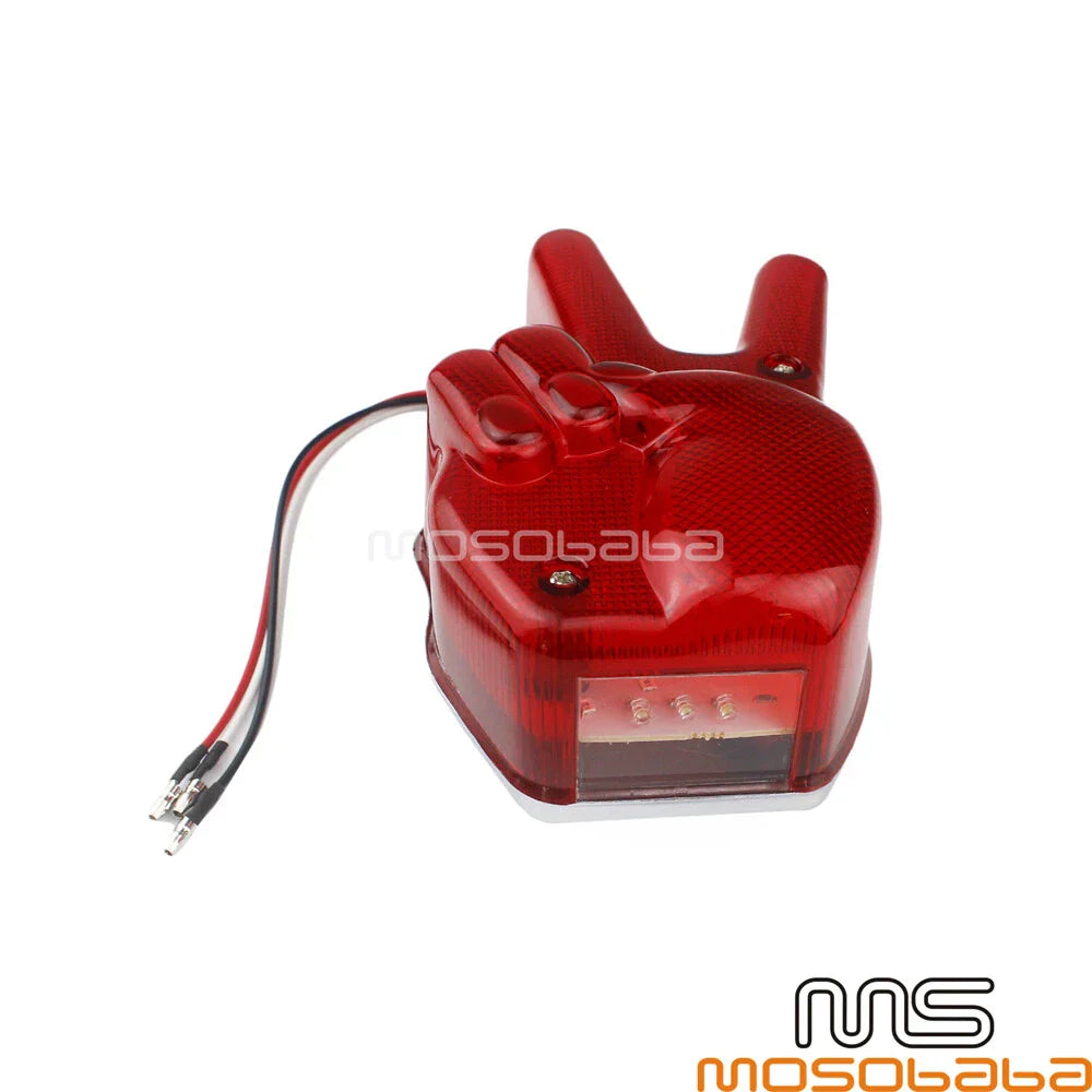 Red LED Rear Brake Tail Light for Harley Chopper