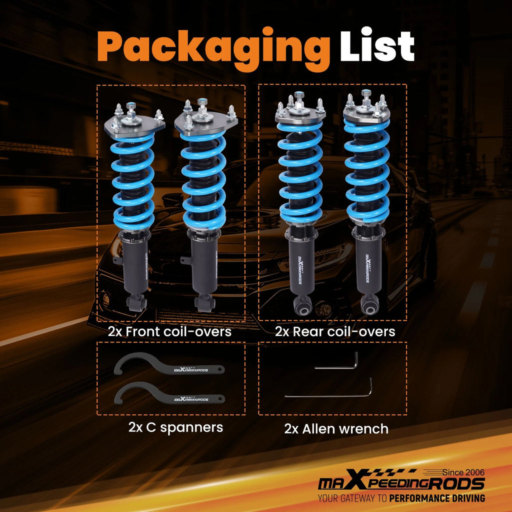 Coilover 24-Way Damper Kit for Lexus GS430 GS400 (1998-2005)