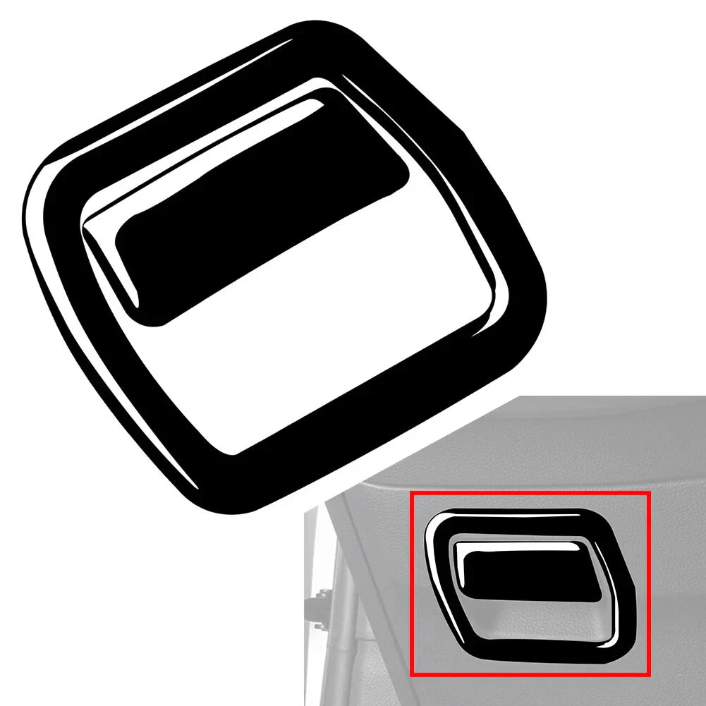 Piano Black Driver Storage Box Panel Cover Trim for Audi A4 A5 (2016-2023)