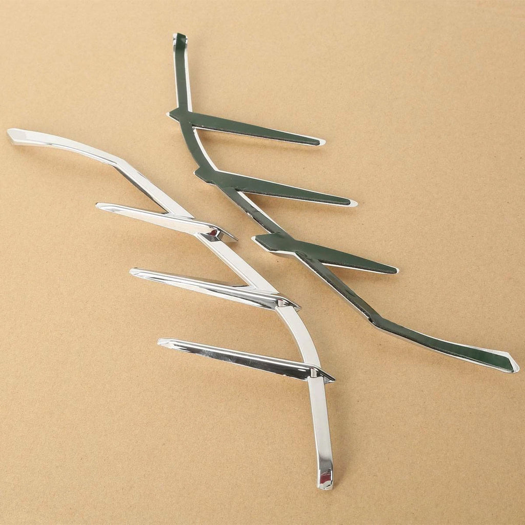 Chrome Mid-Frame Air Deflectors for Harley Touring Road King Glide (2009–2023)