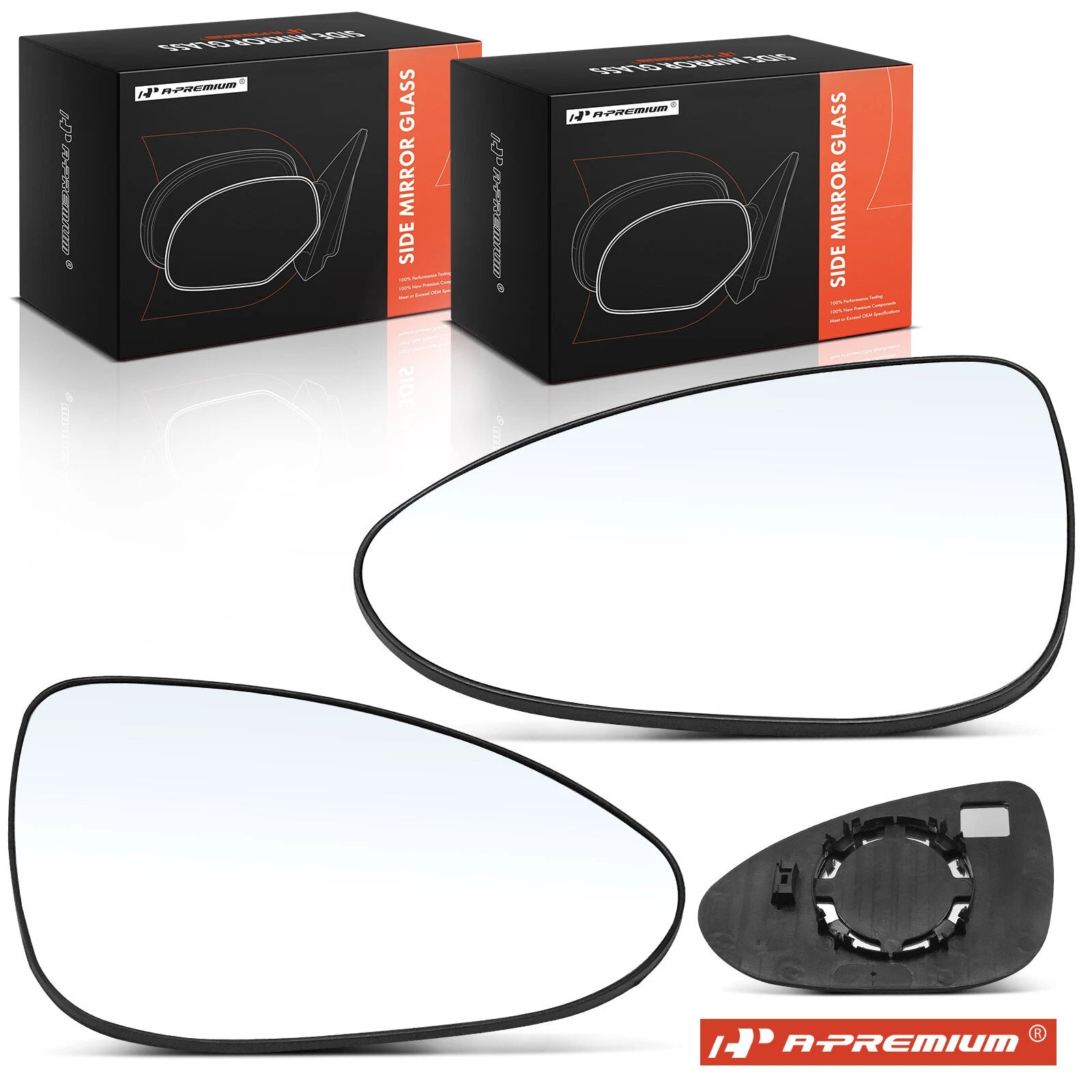 Pair Manual Mirror Glass for Chevrolet Sonic (2012–2020)