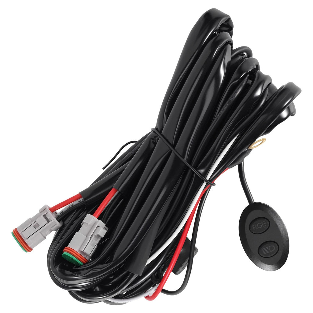 RGB LED Wiring Harness for maXpeedingrods Crosshair 7" 5" 3.5" Lights (3M)