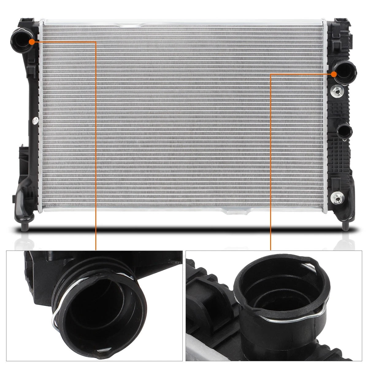 Aluminum OE Style Radiator for Mercedes C250/GLK350 (2010–2012) DPI-13213