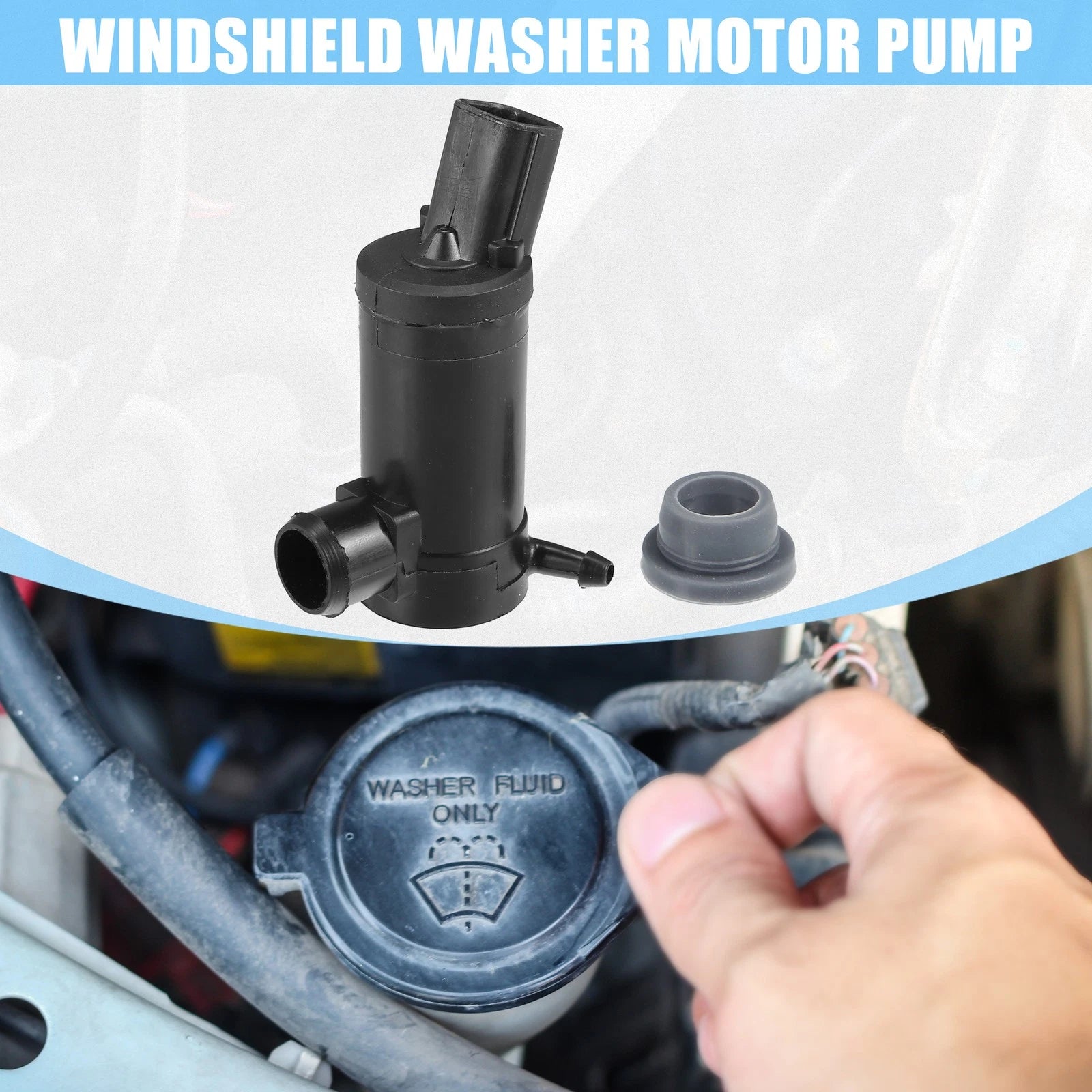 Set of 1 Windshield Washer Motor Pump for Subaru Forester (2006–2013)