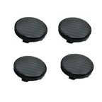 4 x Black Carbon Fiber Look Wheel Hub Center Caps Covers 60MM for Auto Car