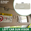 Left Sun Visor for Chevrolet Sonic (2012–2016) with Mirror No.95327509