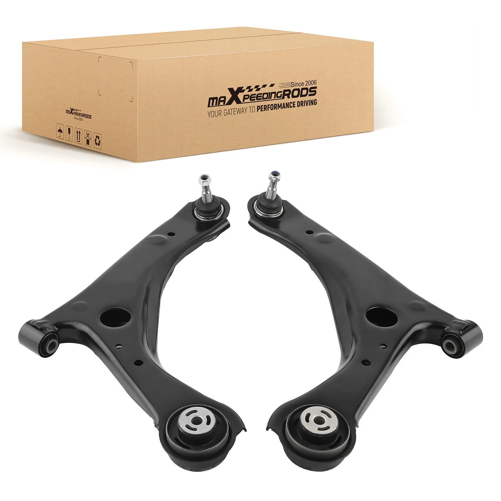 2X Front Lower Control Arms w/Ball Joint for RAM C/V (2012–2015)