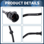 Radiator Hose for BMW M550i xDrive 2018-2019 (17128602668) Plastic Black