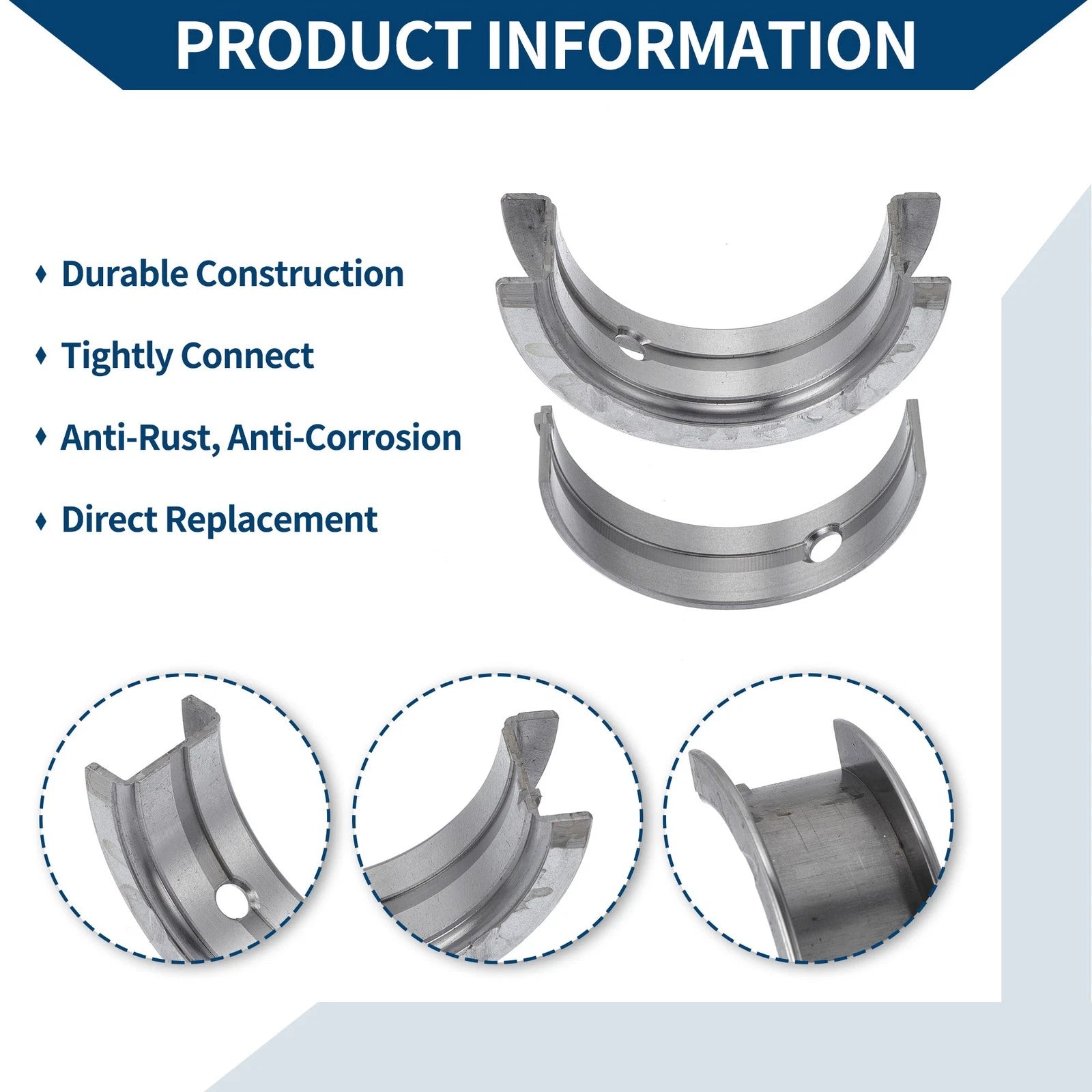 Main Bearing Set No. 92065700 for Chevrolet Astra (1996–2001)