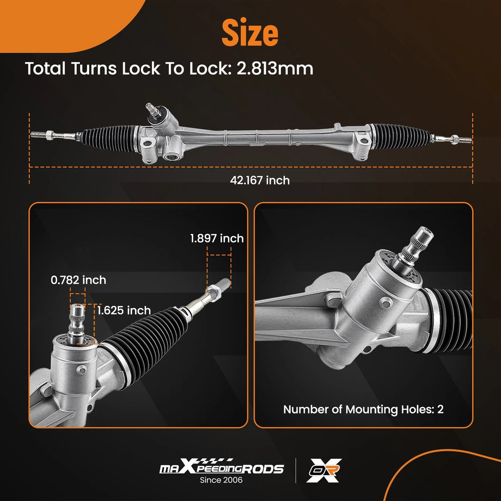 Power Steering Rack and Pinion for Lexus HS250h, Scion tC (2010–2016)