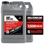 5 Gallon Factory Racing Oil SAE 0W-20 Full Synthetic for